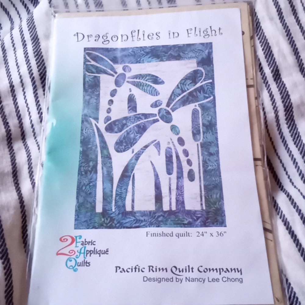 Dragonflies in Flight,  new quilt pattern.